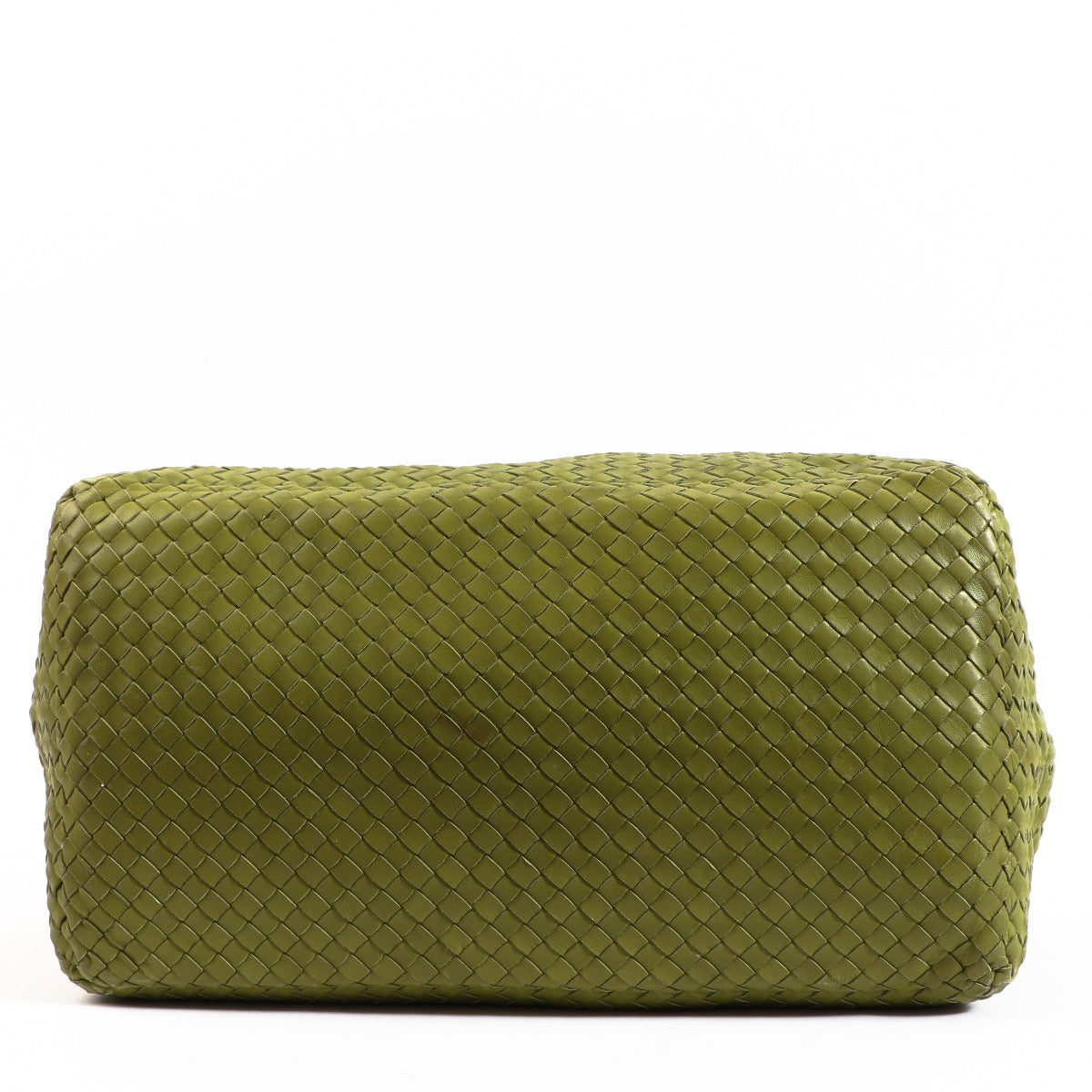 Bottega Veneta Green Intrecciato Brick Tote Bag