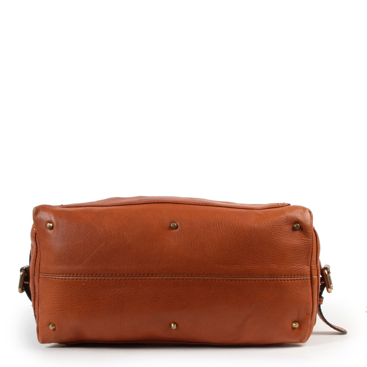 Veilig online kopen van authentieke Chloé Cognac Padlock handtas bij Labellov.Com.