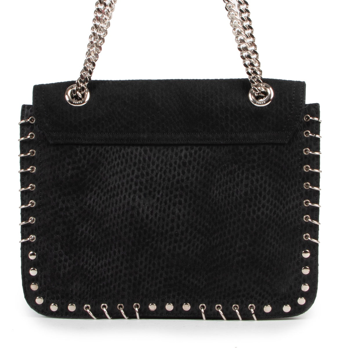Achtez en ligne second main ce sac Pucci Marquise en cuir noir python chez Labellov.com.
