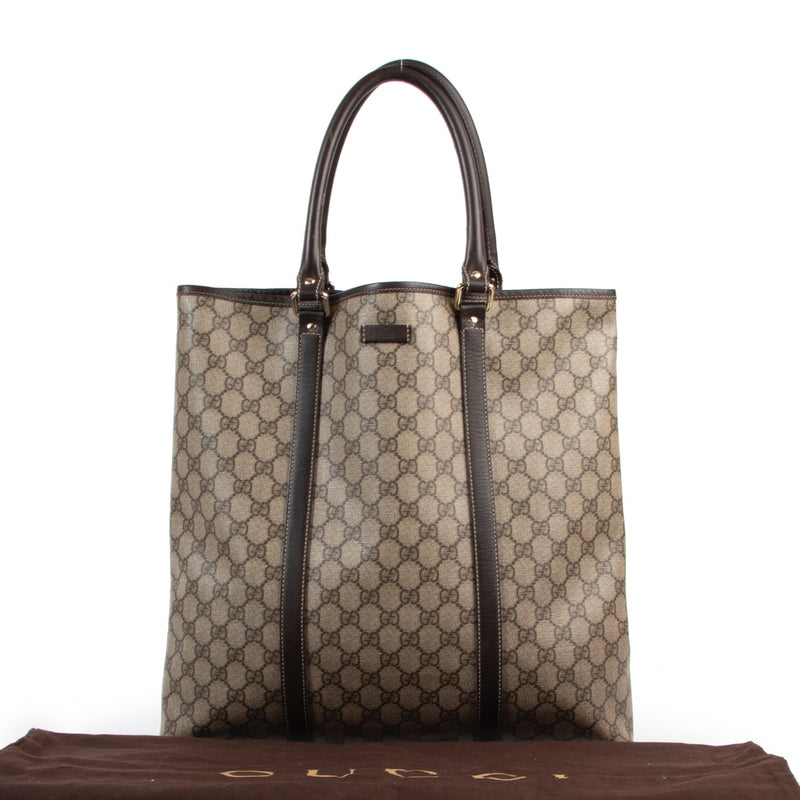 Veilig online kopen van een authentieke Gucci monogram canvas schouder tas aan de juiste prijs.