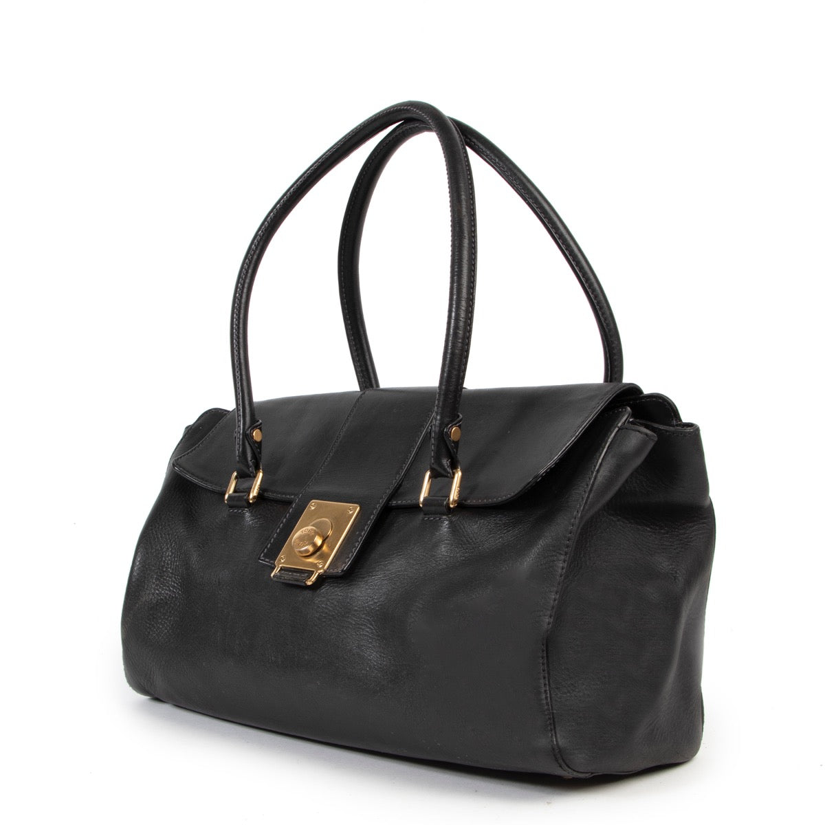 Shop safe online second hand Tods Black Shoulder Bag at Labellov.com.