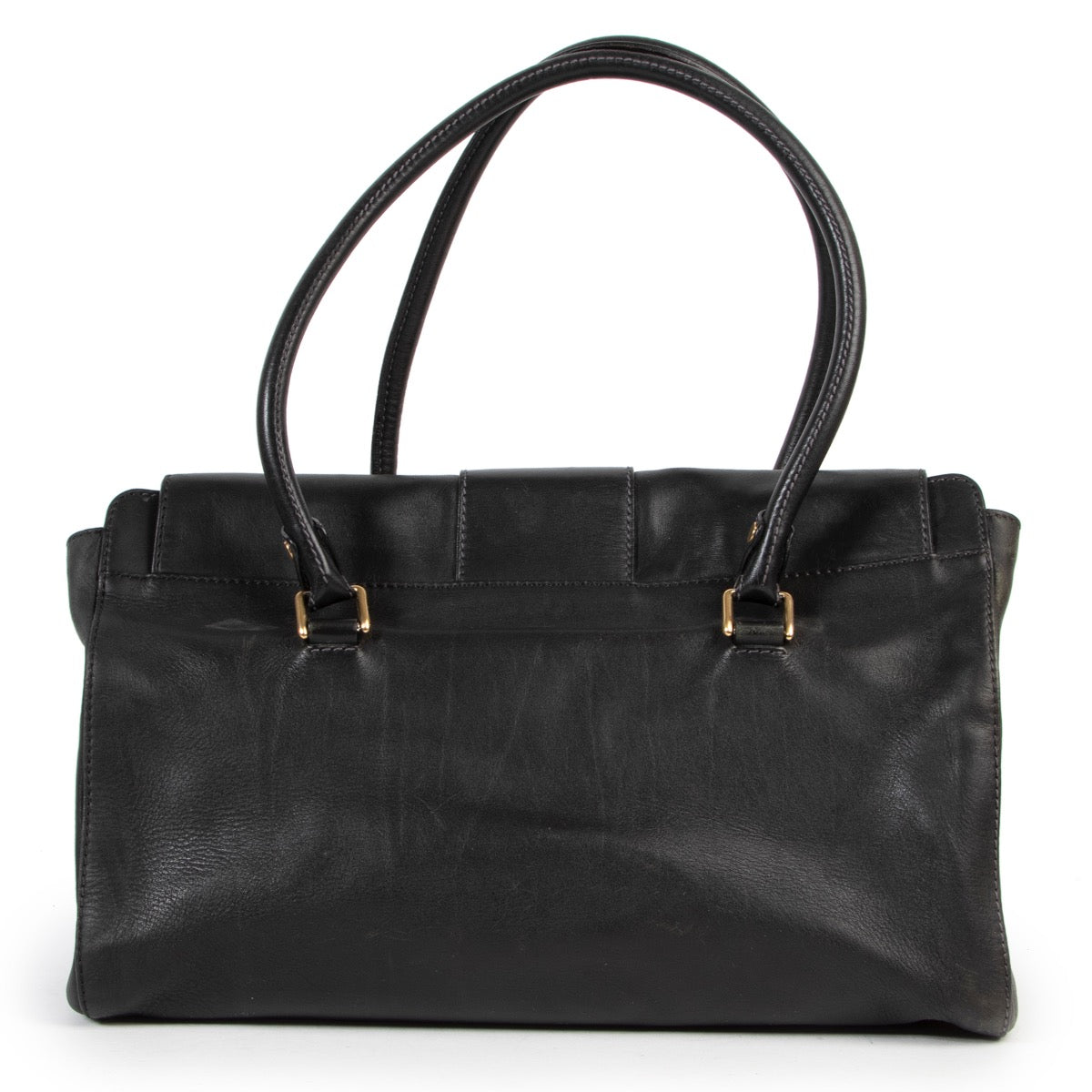 Achetez en ligne en toute sécurité ce sac Tods en cuir noir chez Labellov.com.