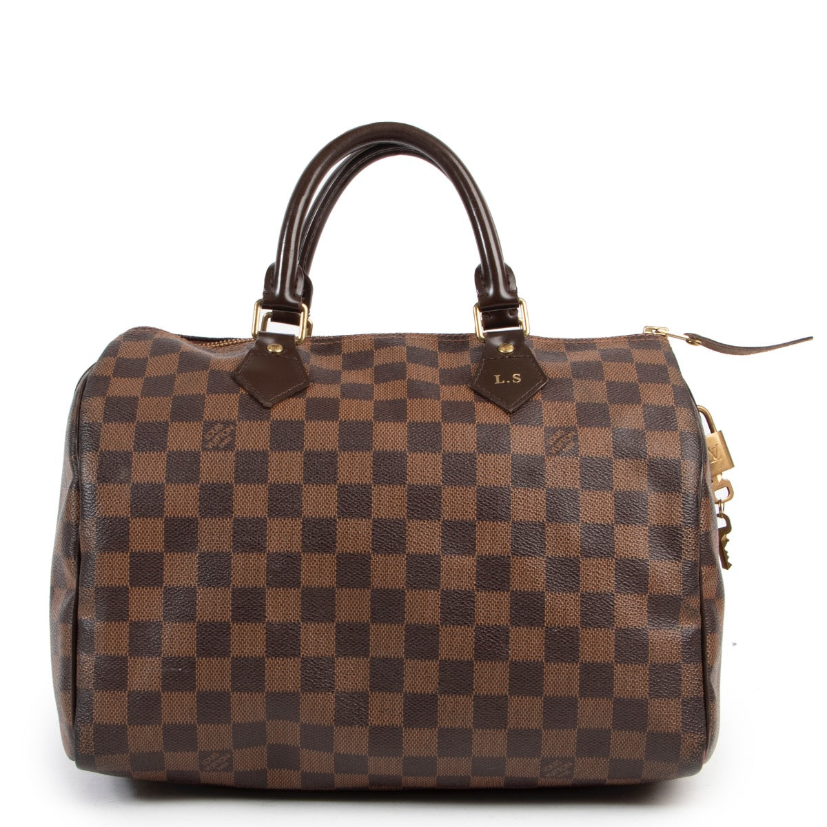 Shop safe online authentic Louis Vuitton Damier Speedy 30 Bag at the right price.