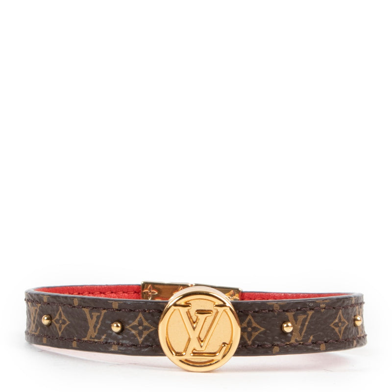Shop safe online authentic Louis Vuitton Monogram Bracelet at Labellov.com.