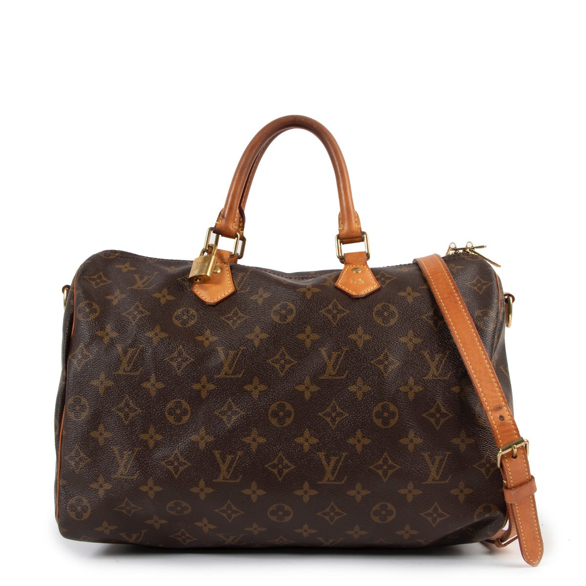 Buy an authentic second hand Louis Vuitton Speedy 35 Bandoulière Monogram Bag at Labellov