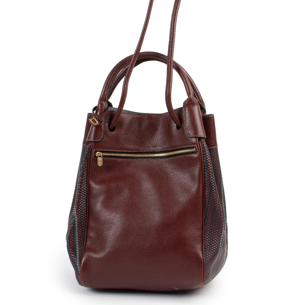 Delvaux burgundy shoulder bag, Delvaux shoulder bag, Delvaux top handle, Delvaux bag, Preloved Delvaux bag, Delvaux bag in good condition.