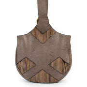 Delvaux shoulder bag, Delvaux Toile De Cuir shoulder bag, Delvaux Toile De Cuir bag, Shoulder bag, Taupe Delvaux bag.