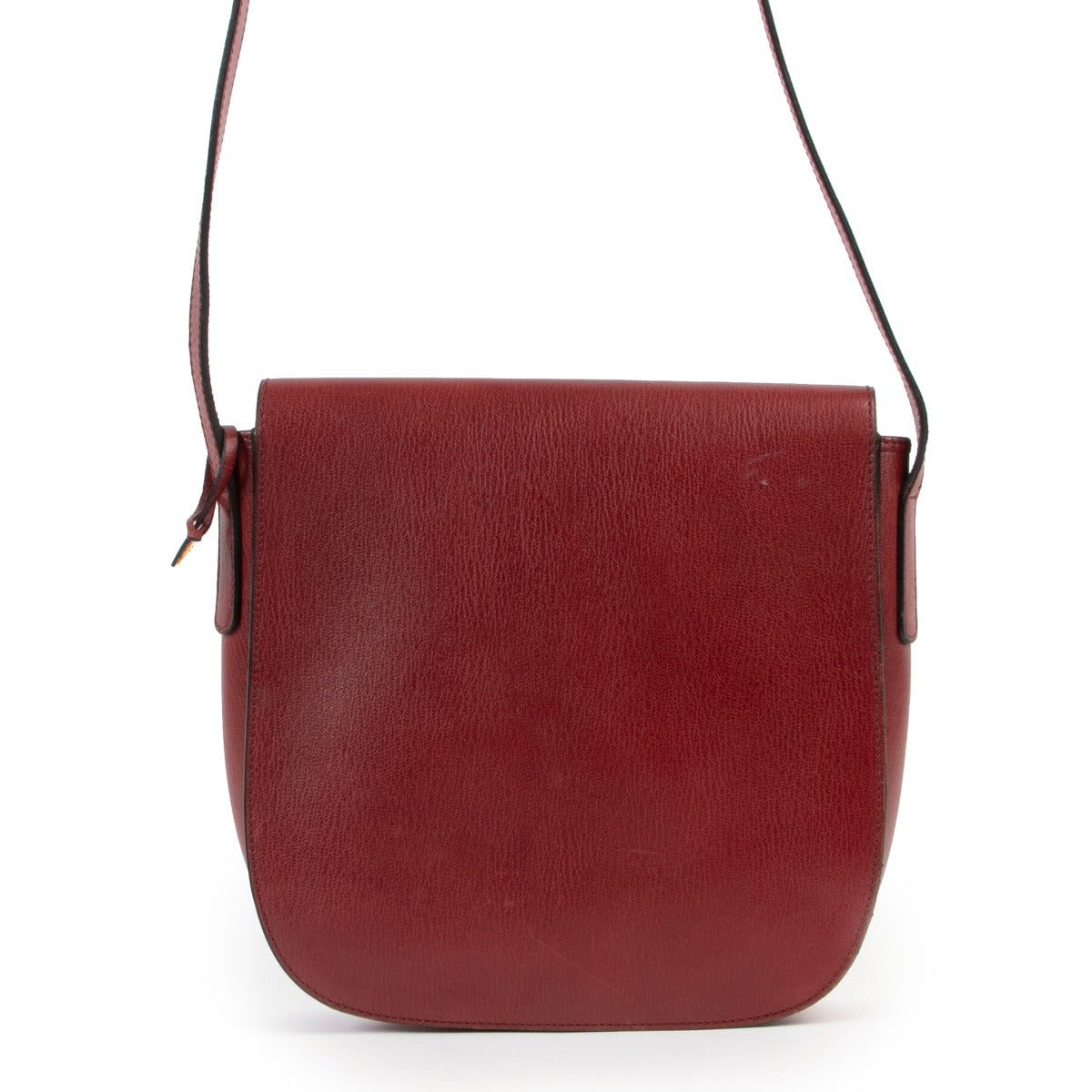 Shop authentic vintage designer Delvaux Gold D Flap Crossbody Bag at Labellov for the best price.