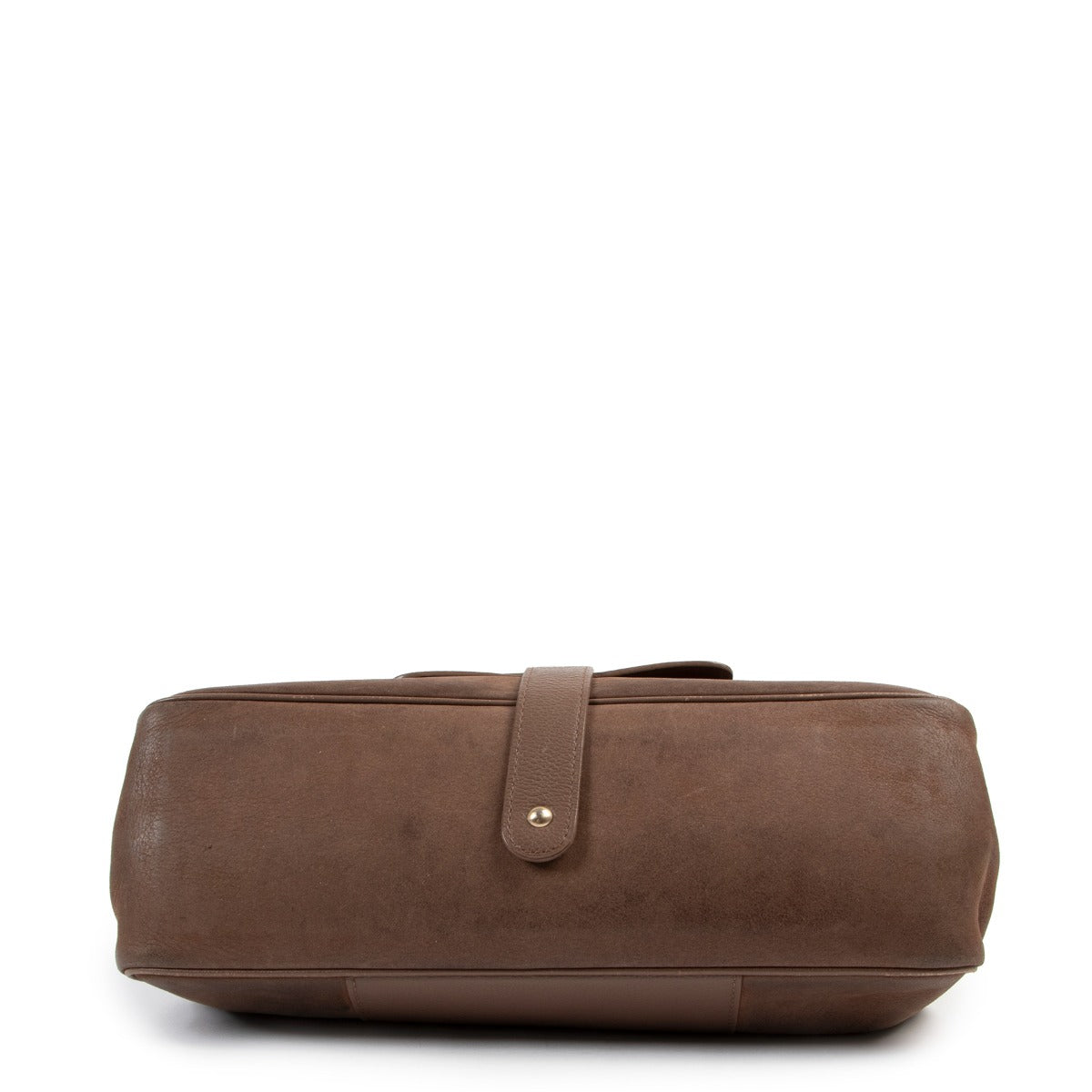 Shop authentic second hand vintage designer Delvaux Colette Taupe Nubuck Shoulder Bag at Labellov