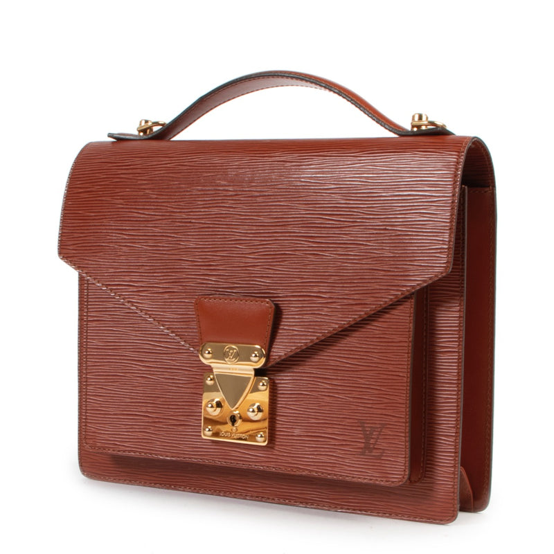 Achetez en ligne en toute sécurité Sac Louis Vuitton Cognac cuir epic authentique.