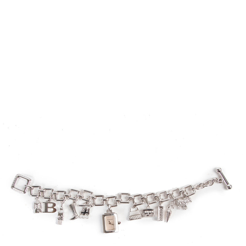 Veilig online kopen van authentieke Burberry silver armband horloge.