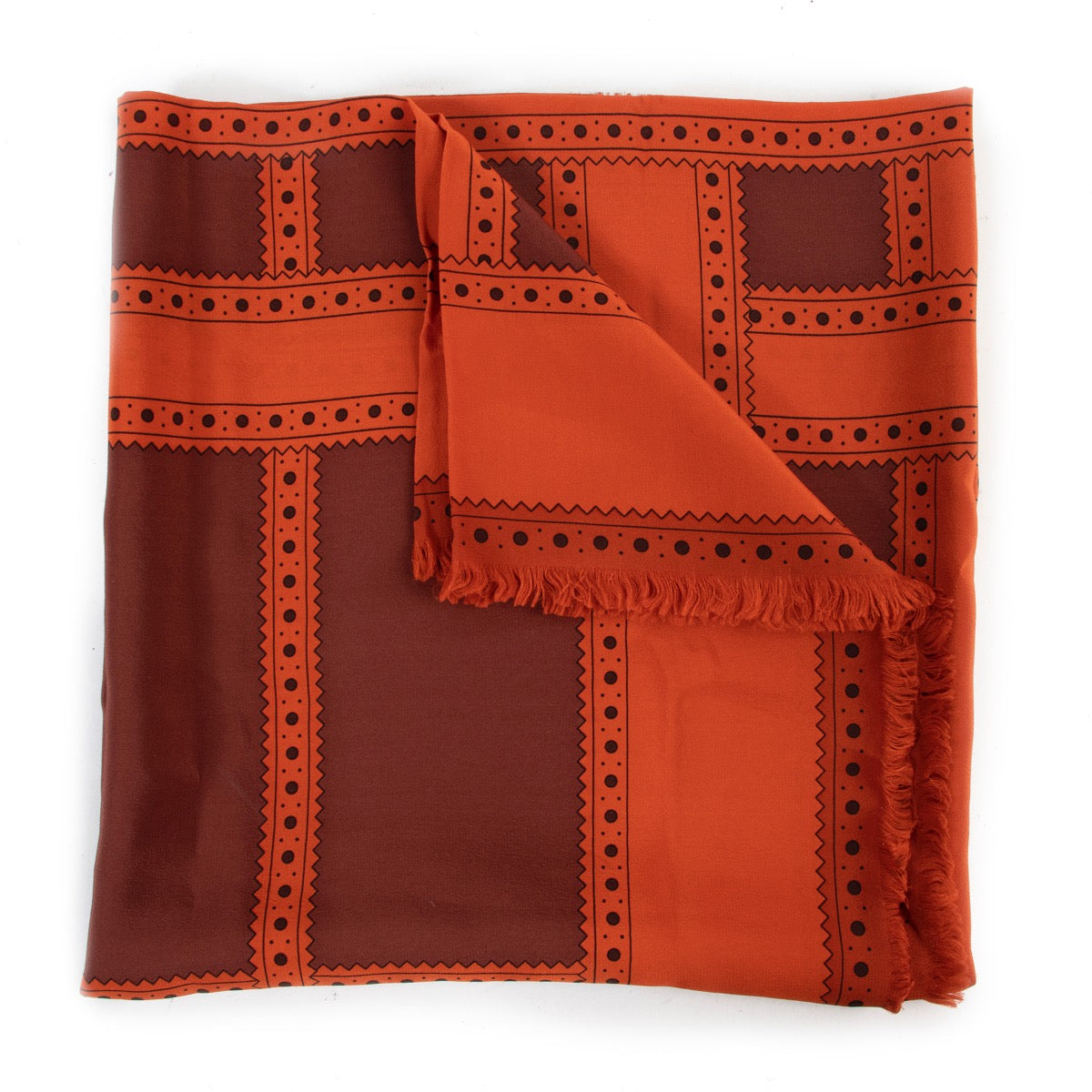 Shop safe online authentic Burberry Orange Scarf at the right price.