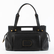 Authentic Preloved Delvaux Benjamin Black GM Shoulder Bag on Labellov.com