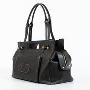 Authentic Preloved Delvaux Benjamin Black GM Shoulder Bag on Labellov.com