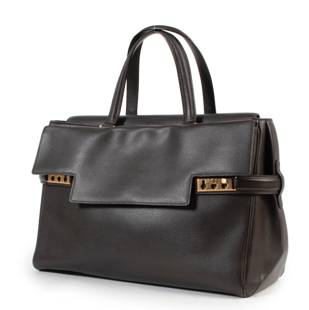 Achetez en ligne en toute sécurité ce sac Delvaux brun Tempête chez Labellov.com.