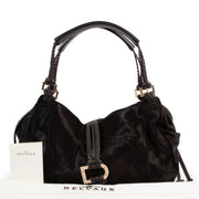 Shop safe online authentic Delvaux Brown Eugène GM Shoulder Bag at Labellov.com.
