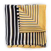 Shop safe online 100% authentic second hand Hermès Yellow Black Au Galop Scarf in very good condition at the right price at Labellov in Antwerp.