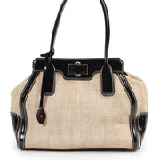 Shop safe online authentic Tods Beige Canvas Top Handle bag at Labellov.com.