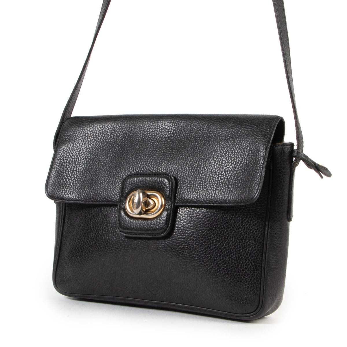 Veilig online kopen van authentieke Delvaux zwarte crossbody handtas aan de juiste prijs
