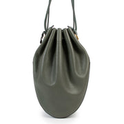 Delvaux Green Tabarin Drawstring Bucket Bag