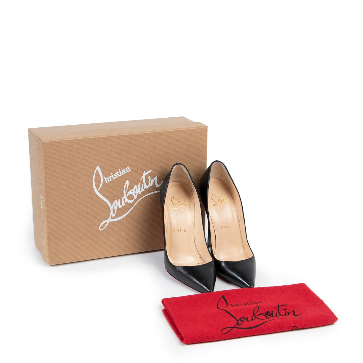 Shop safe online Christian Louboutin at Labellov for the best price. shop safe online your secondhand Christian Louboutin So Kate 120 Black Leather Pumps