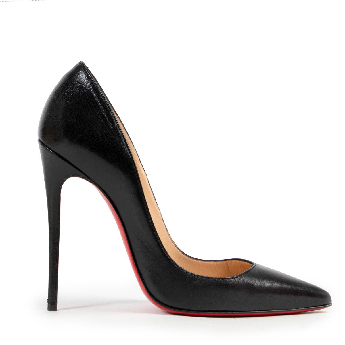 Christian Louboutin So Kate 120 Black Leather Pumps