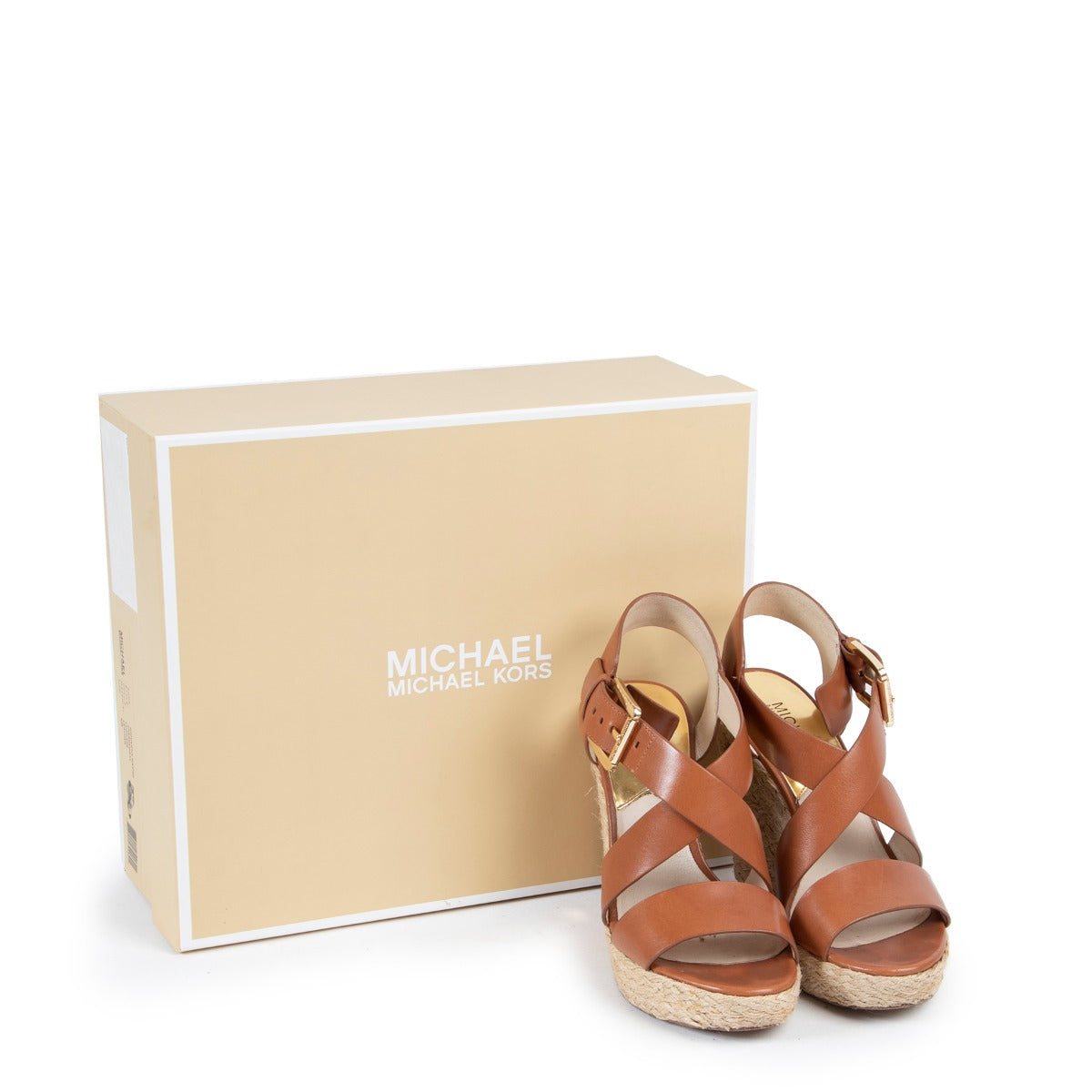 Michael Kors Giovanna Wedge Luggage in preloved condition