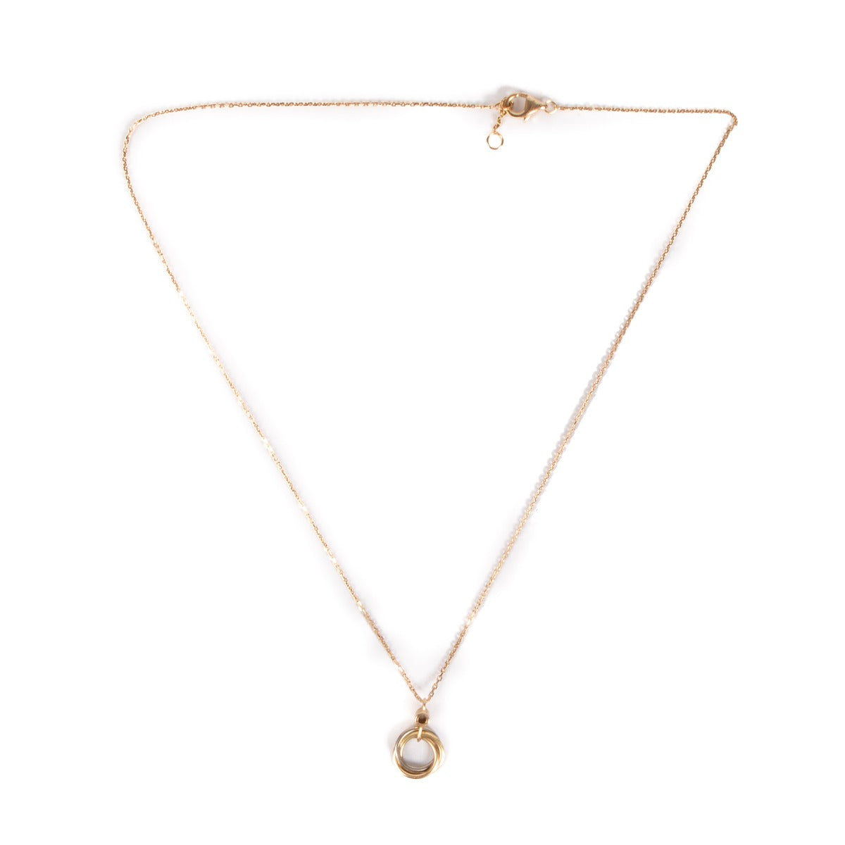 Cartier Rose Gold Trinity Necklace