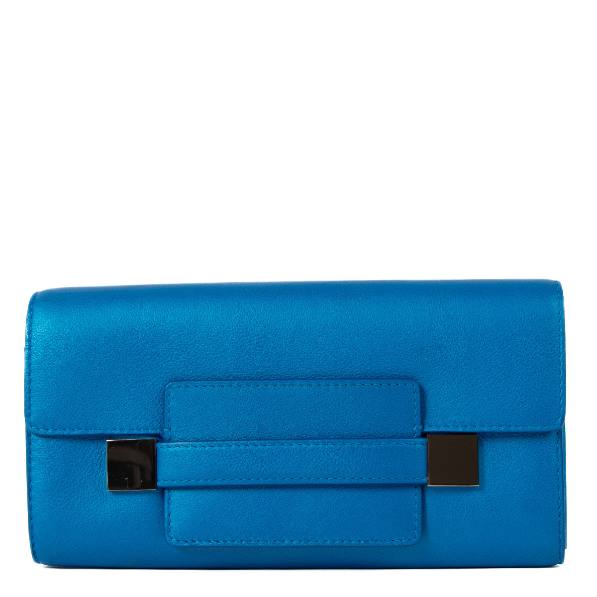 Delvaux Electric Blue Madam Wallet