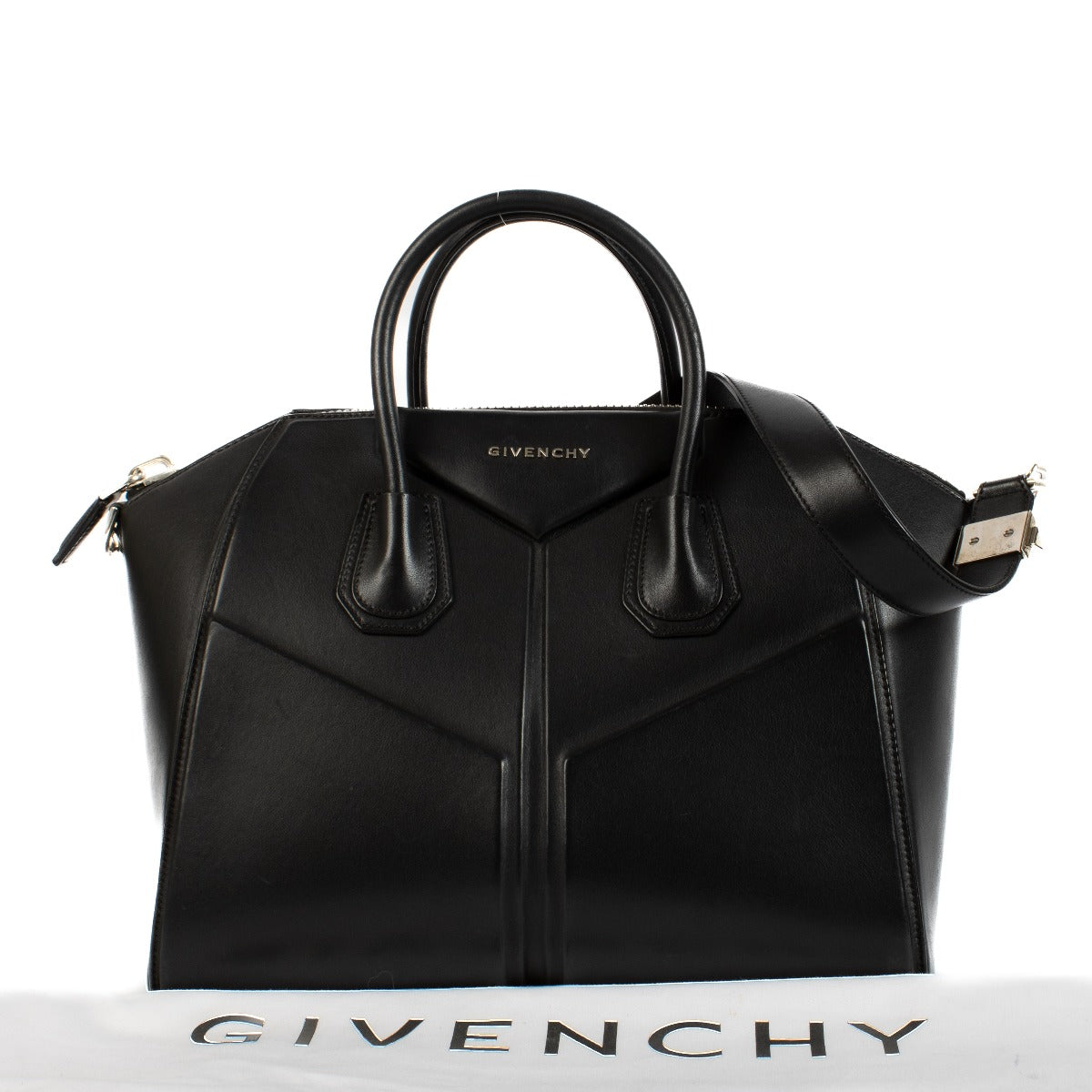 Givenchy Zwart Leren Medium Antigona 3D Tas