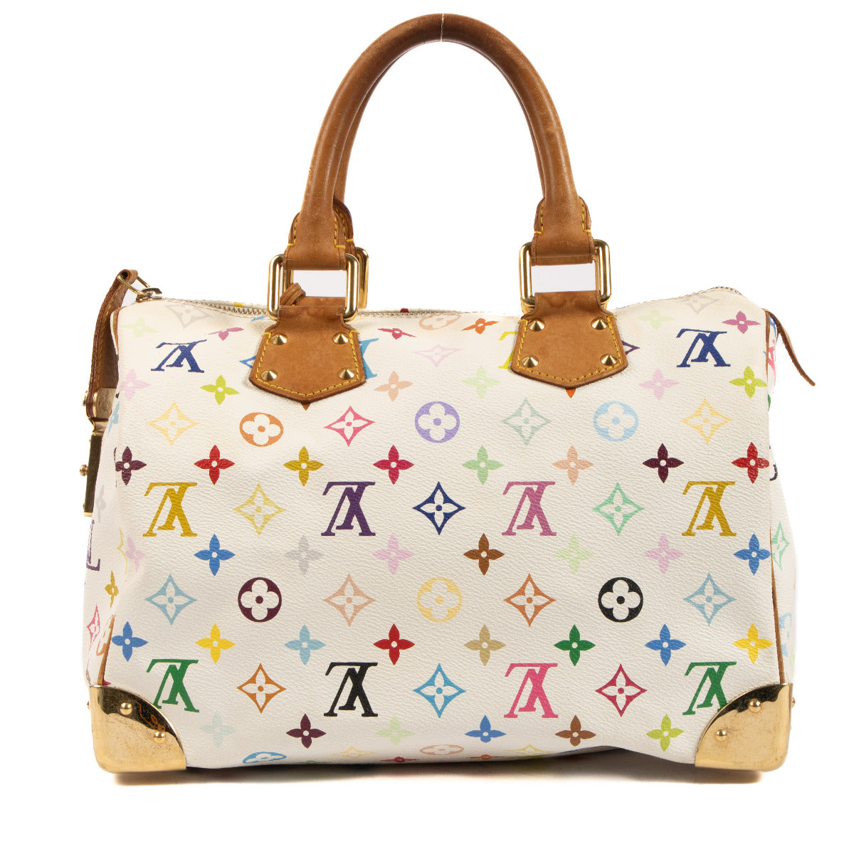 Sac Louis Vuitton Speedy 30 Monogram Multicolore blanc