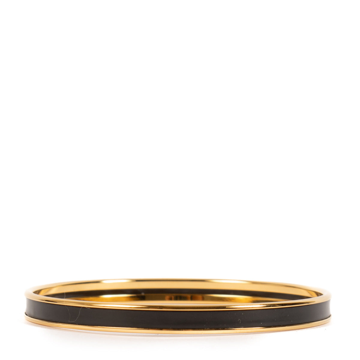 Hermès Black Uni Bangle Bracelet
