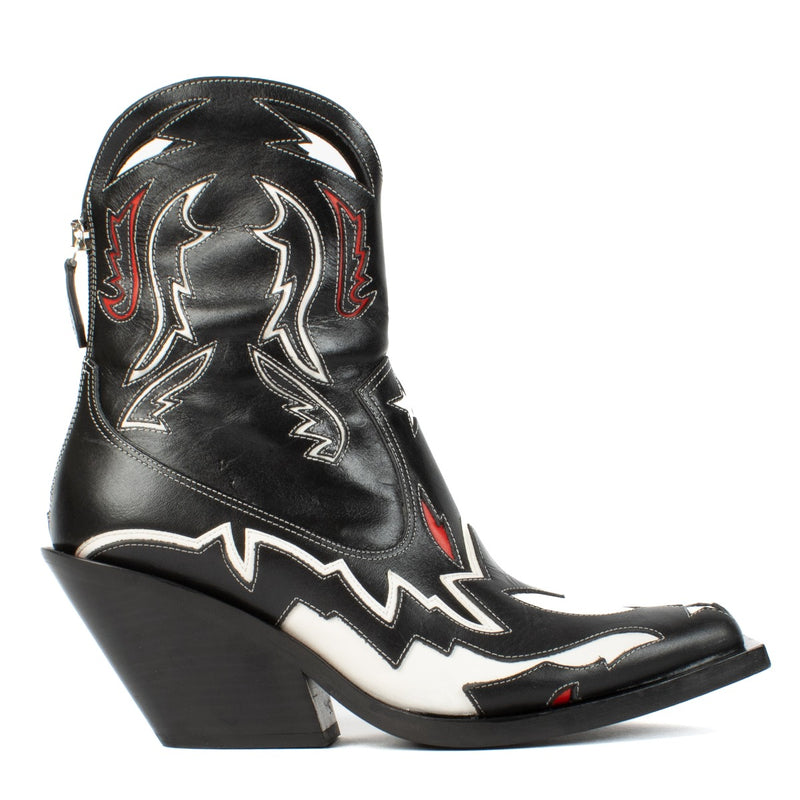 Shop 100% authentic Burberry Multicolor Leather Matlock Western Boots - Size 37.5 at Labellov.com.