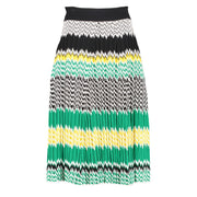 Celine Multicolor Knit Midi Skirt