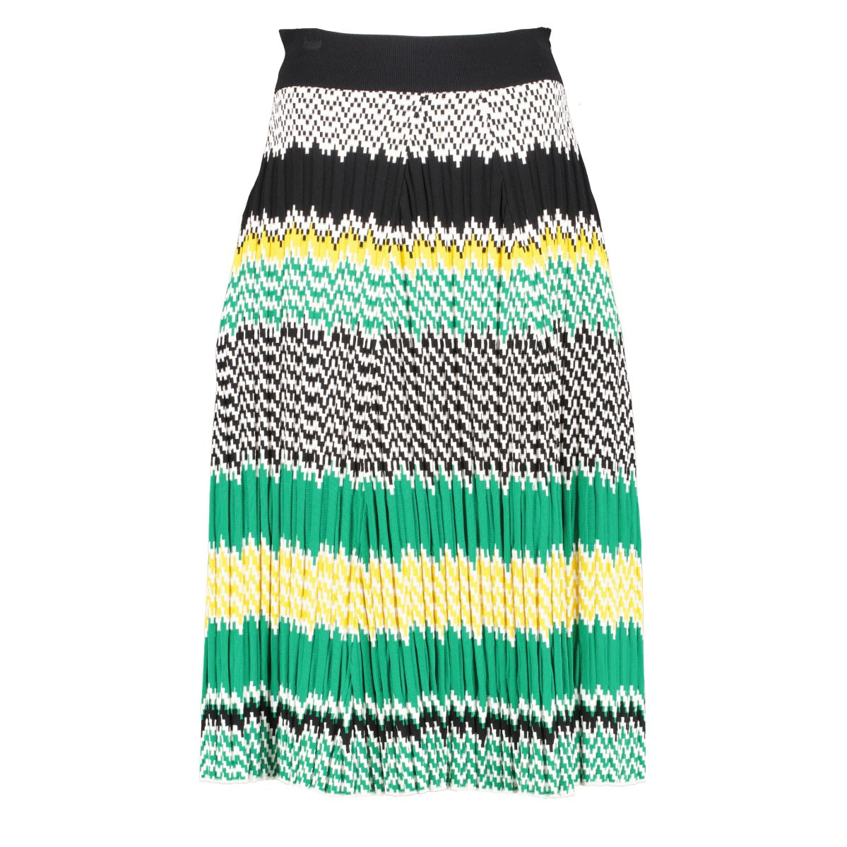 Celine Multicolor Knit Midi Skirt