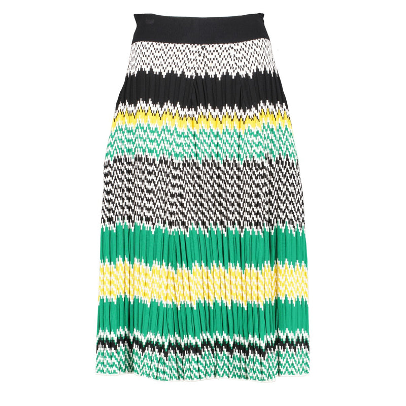 Celine Multicolor Knit Midi Skirt