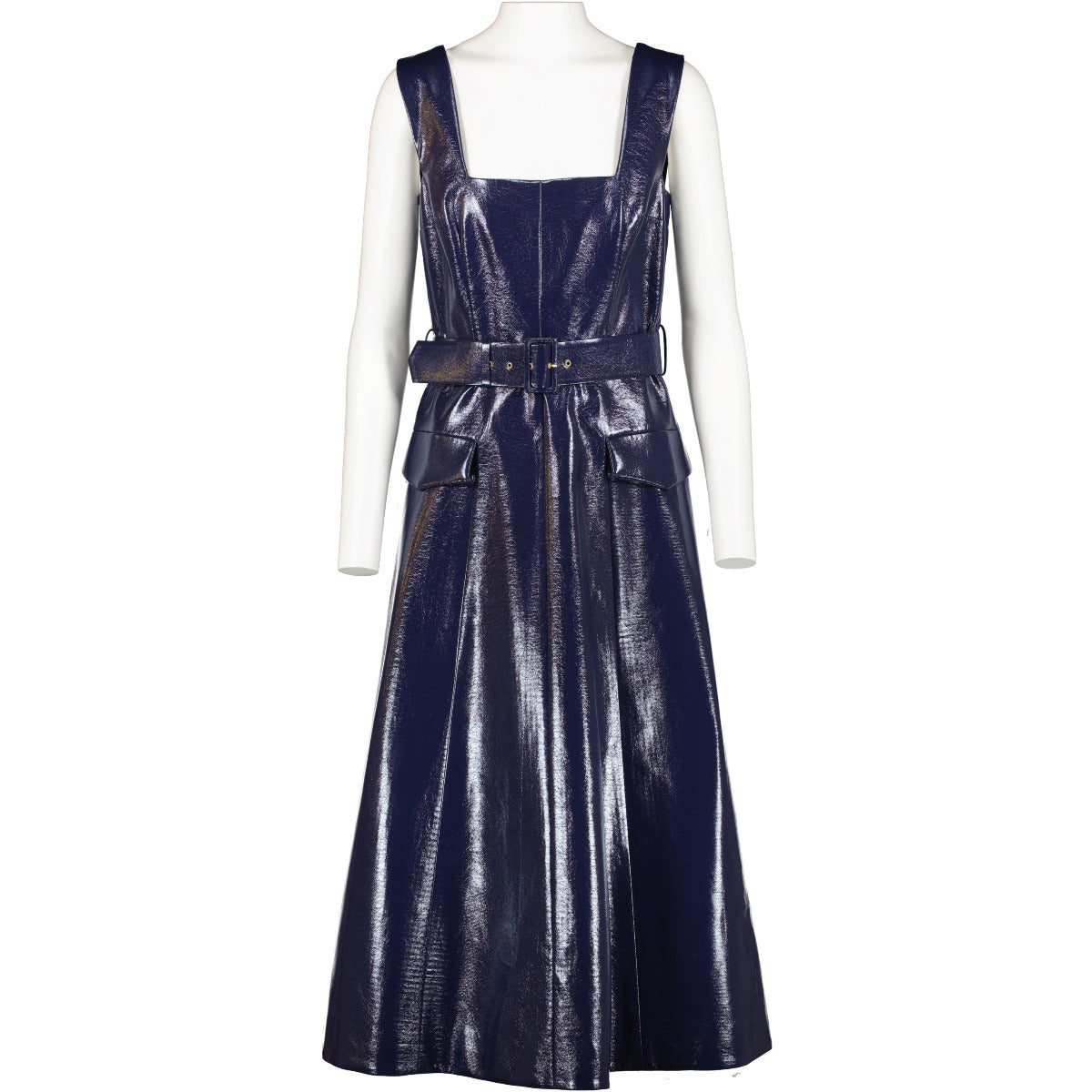 Emilia Wickstead Vinyl Blue Dress