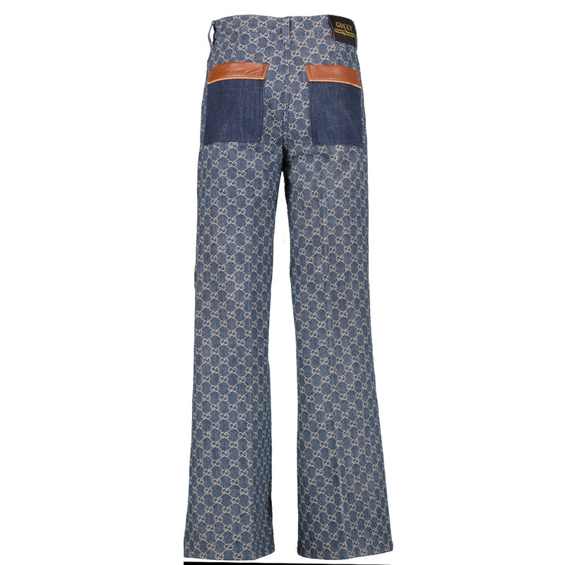 shop 100% authentic second hand Gucci Blue GG Jeans - Size 26 on Labellov.com