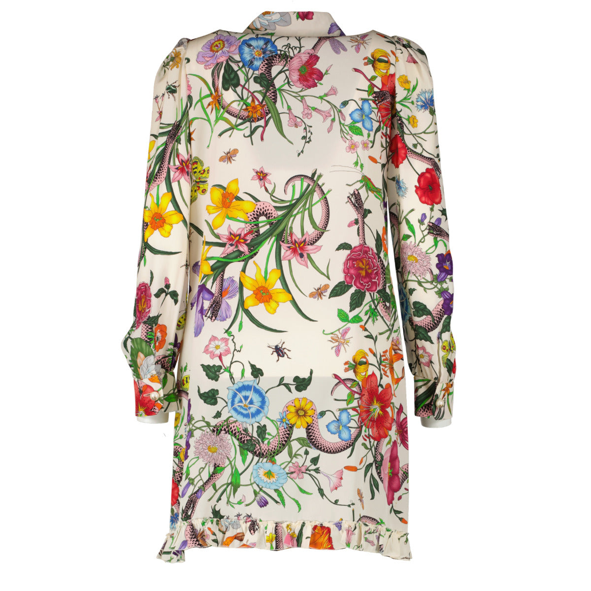 Gucci Flora Shirt Dress - size IT42