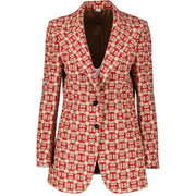 Gucci Red Horsebit Blazer - size IT42