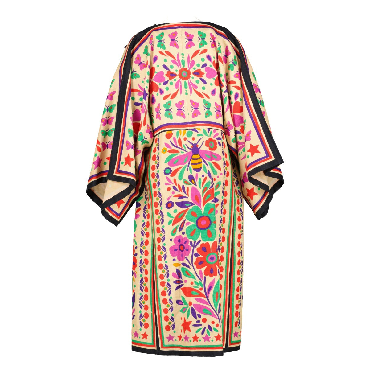 Shop safe online at Labellov in Antwerp, Brussels and Knokke this 100% authentic second hand Gucci Paradise Print Linen Kimono Jacket