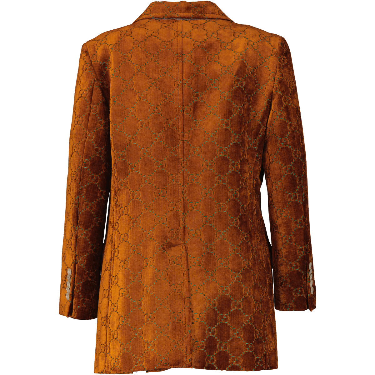 Gucci Brown GG Velour Blazer