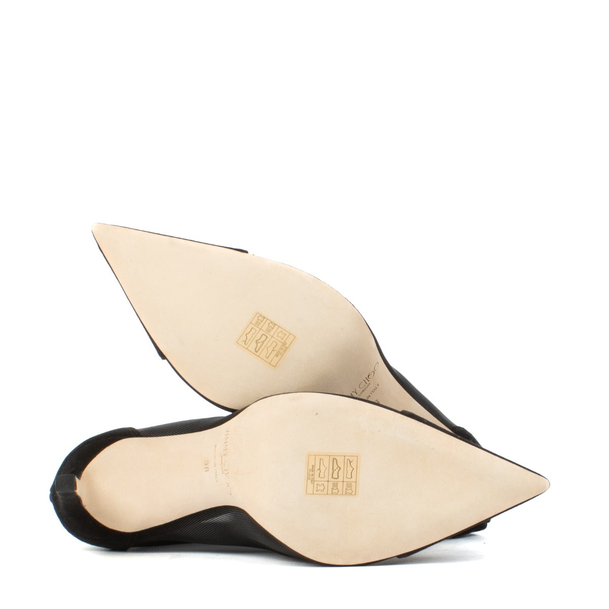 shop 100% authentic second hand Jimmy Choo Black Bing 100 Boots - Size 38 on Labellov.com