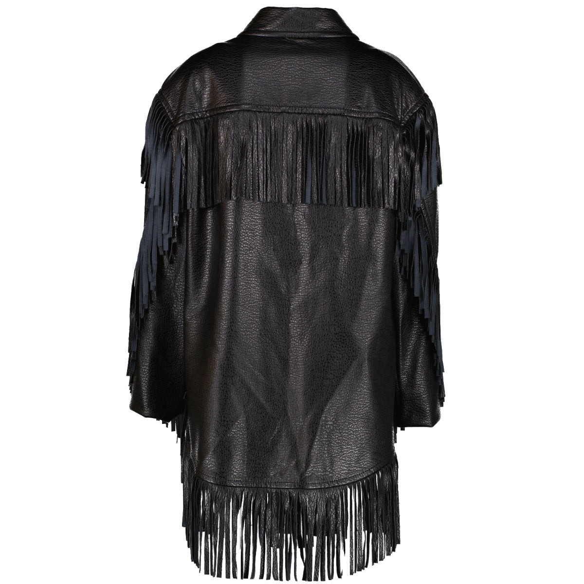 Shop safe online at Labellov in Antwerp, Brussels and Knokke this 100% authentic second hand Philosophy Black Vegan Leather Jacket - Size IT 40