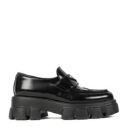 shop 100% authentic second hand Prada Black Platform Monolith Loafers - Size 38 on Labellov.com