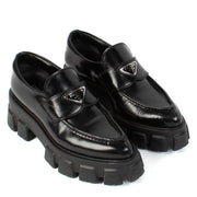 shop 100% authentic second hand Prada Black Platform Monolith Loafers - Size 38 on Labellov.com