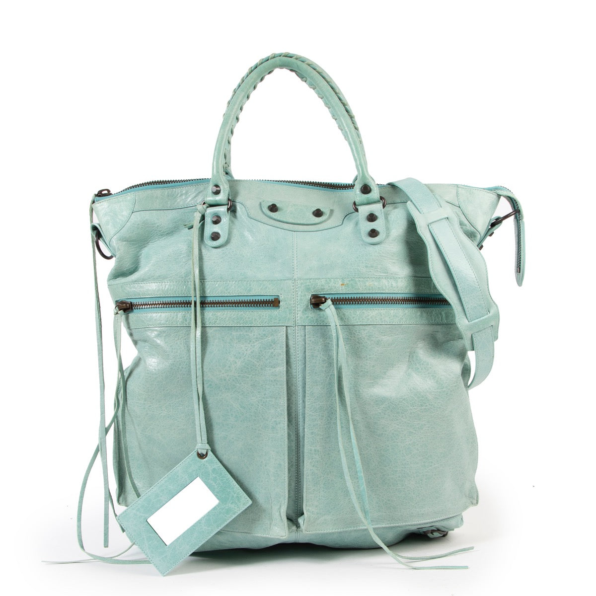 shop safe online voor de beste prijs tweedehands Balenciaga Arena Classic Square S Top Handle Bag