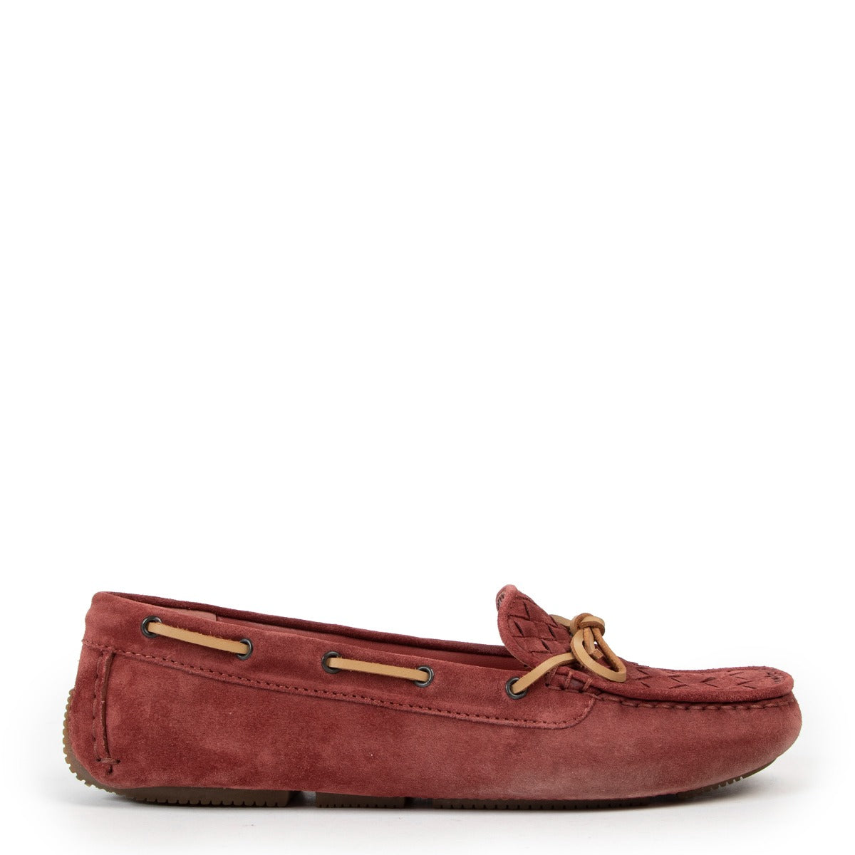 Shop authentic second hand Bottega Veneta Intrecciato Driver Moccasins at Labellov