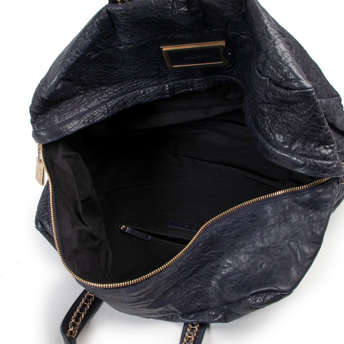Givenchy Blue Tote Shoulder Bag inside