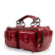 Lanvin Red Patent Boston Bag aan de beste prijs bij Labellov